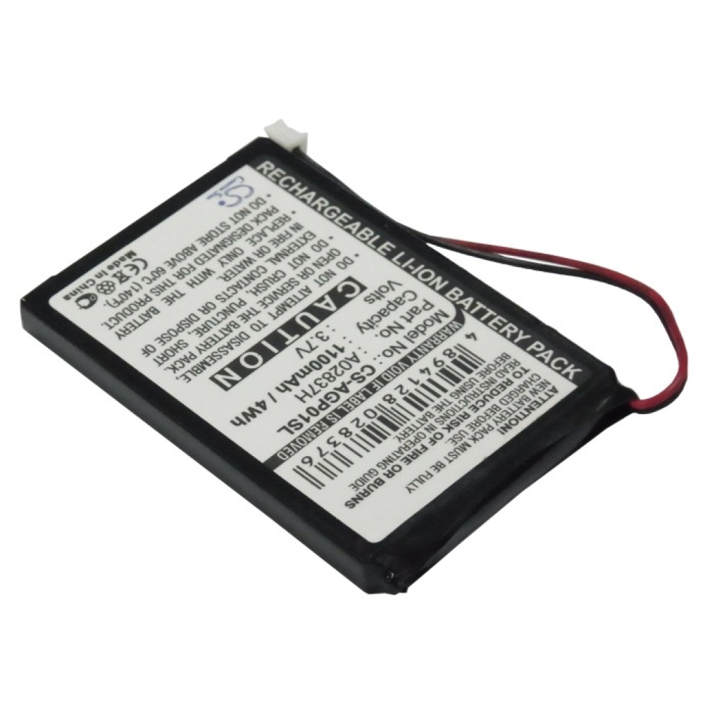 Compatible battery replacement for Audio Guidie 