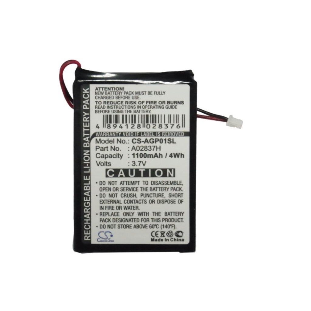 Compatible battery replacement for Audio Guidie 