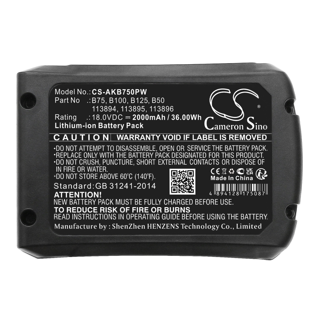 Batteries Remplace 113894