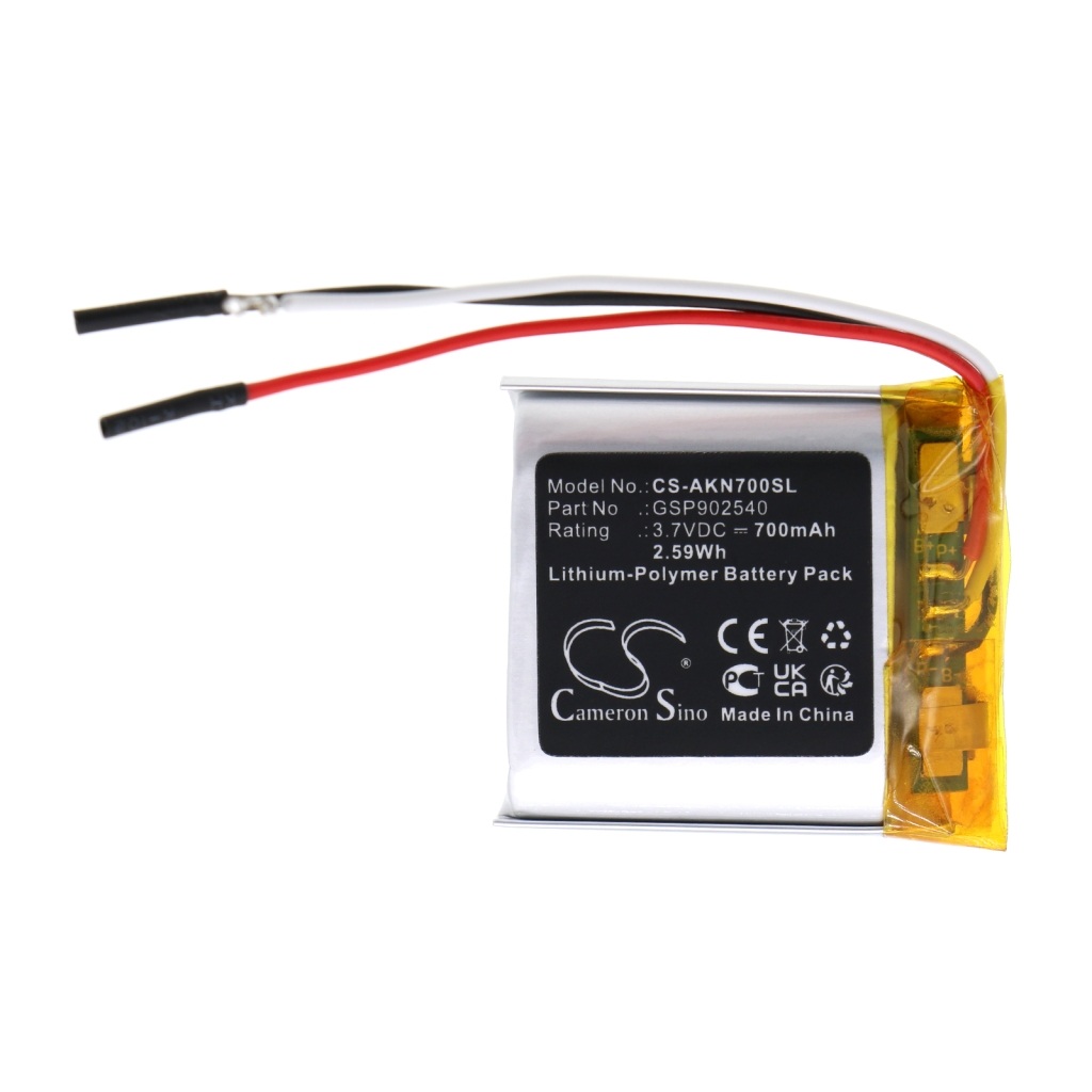 Compatible battery replacement for AKG GSP902540