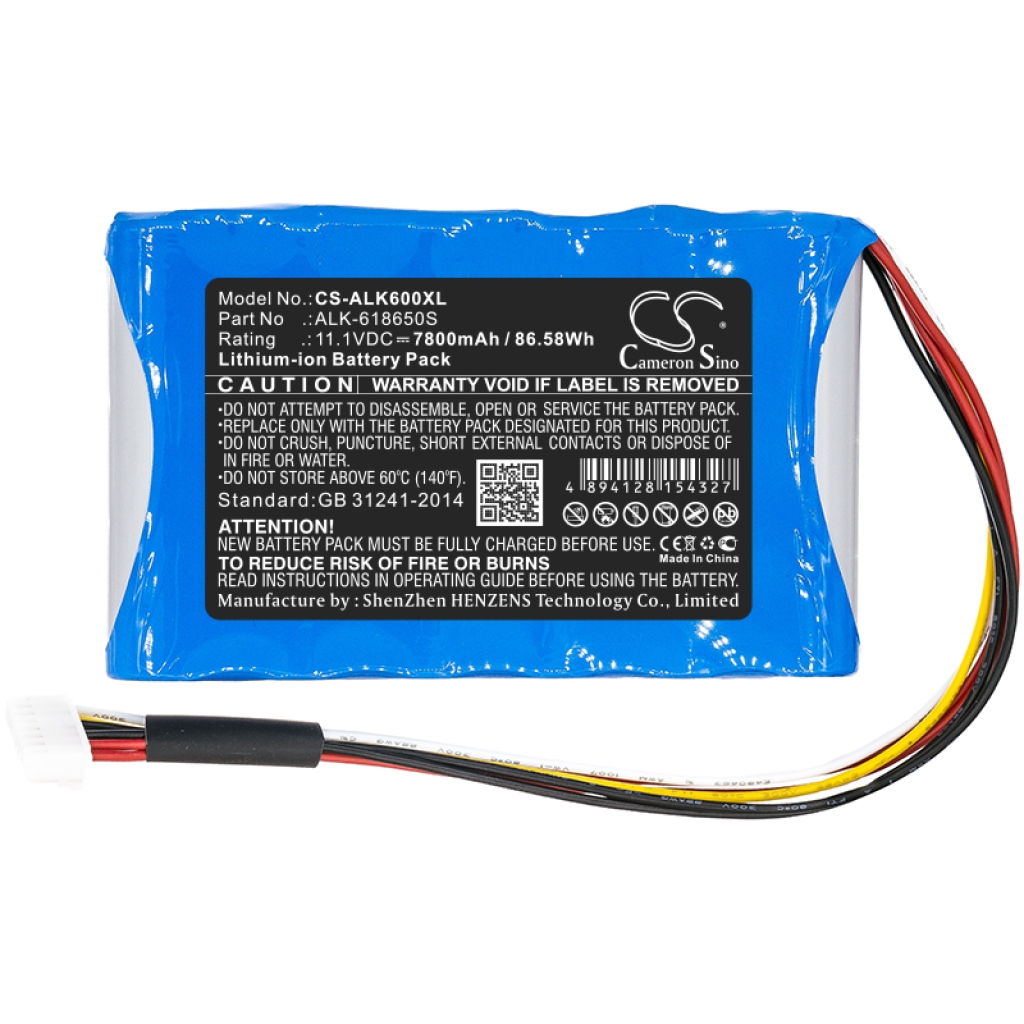 Battery Replaces ALK-618650S