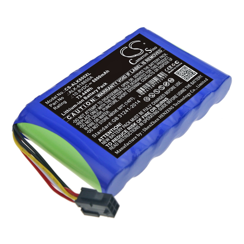 Battery Replaces ALK-618650A