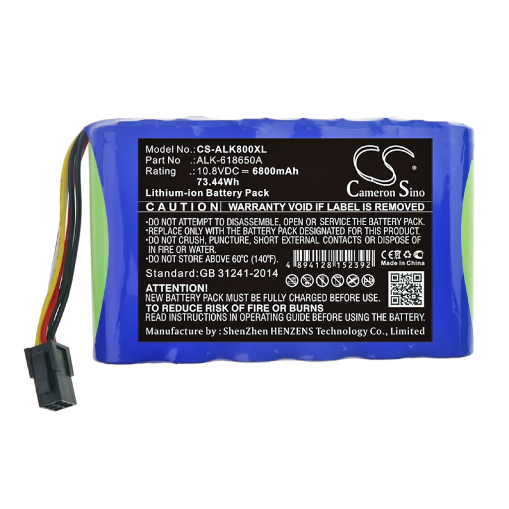 Battery Replaces ALK-618650A