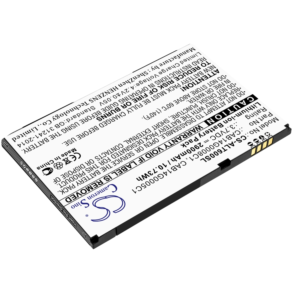 Tablet Battery Alcatel CS-ALT600SL