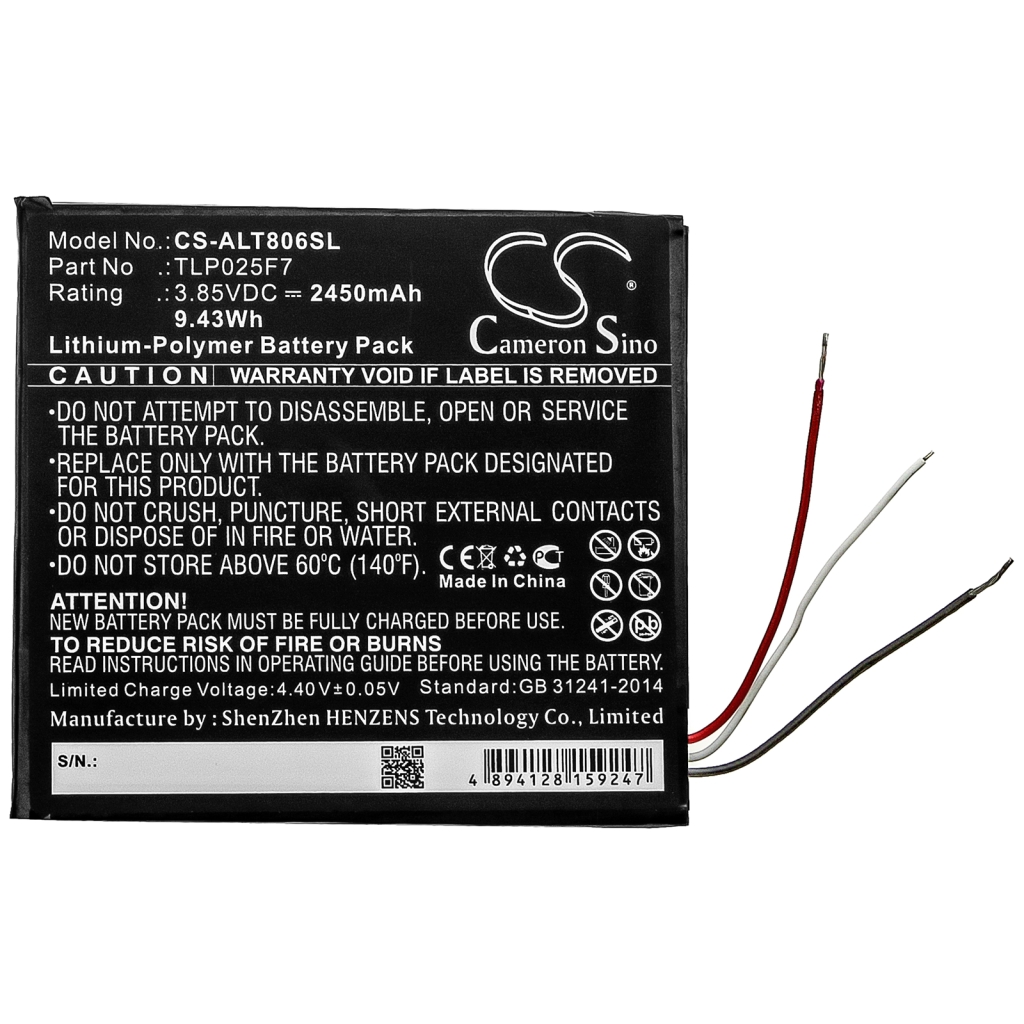 Batteries Remplace TLP025F7