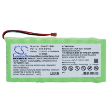 Remplacement de batterie compatible pour Ando 9HR-4/3FAU