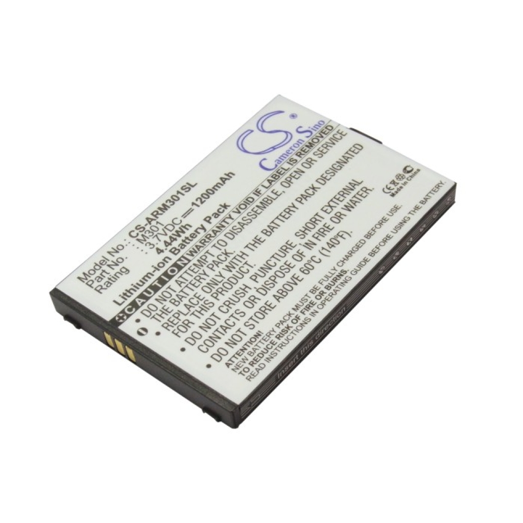 Compatible battery replacement for Auro M301