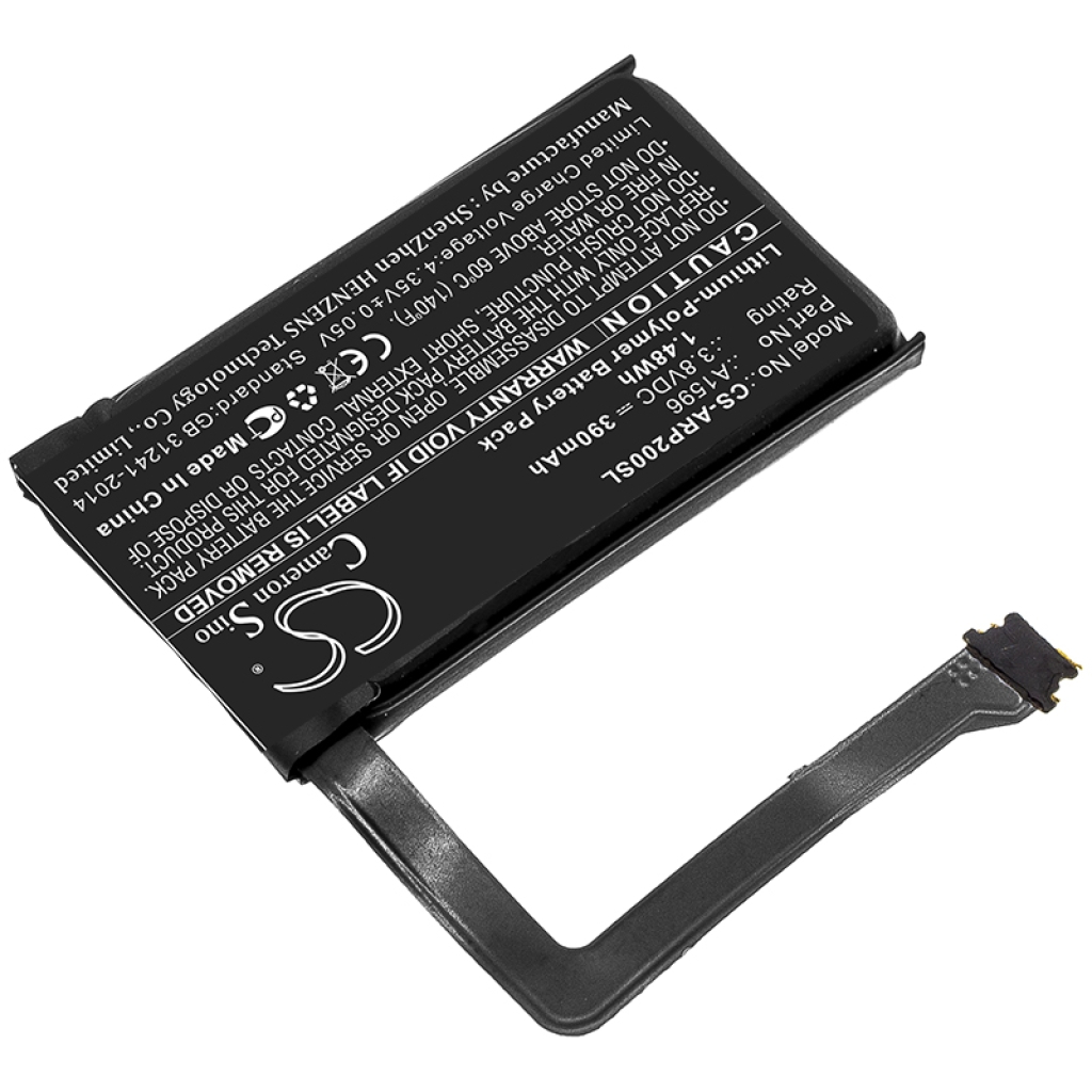 Compatible battery replacement for Apple A1596