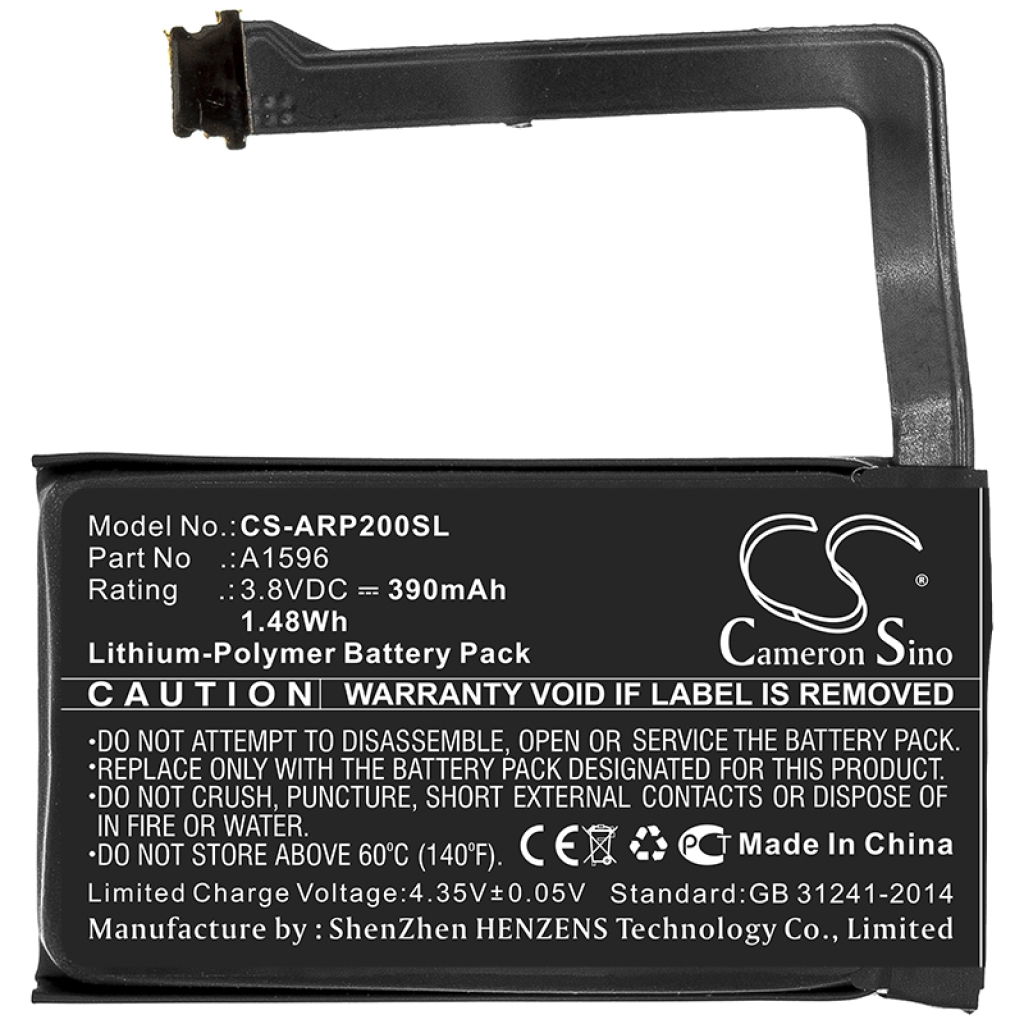 Compatible battery replacement for Apple A1596