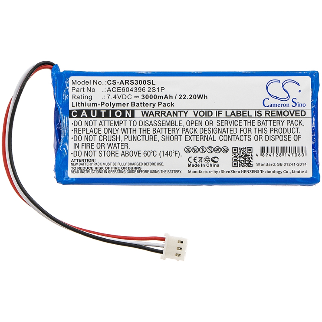 Battery Replaces ACE604396 2S1P