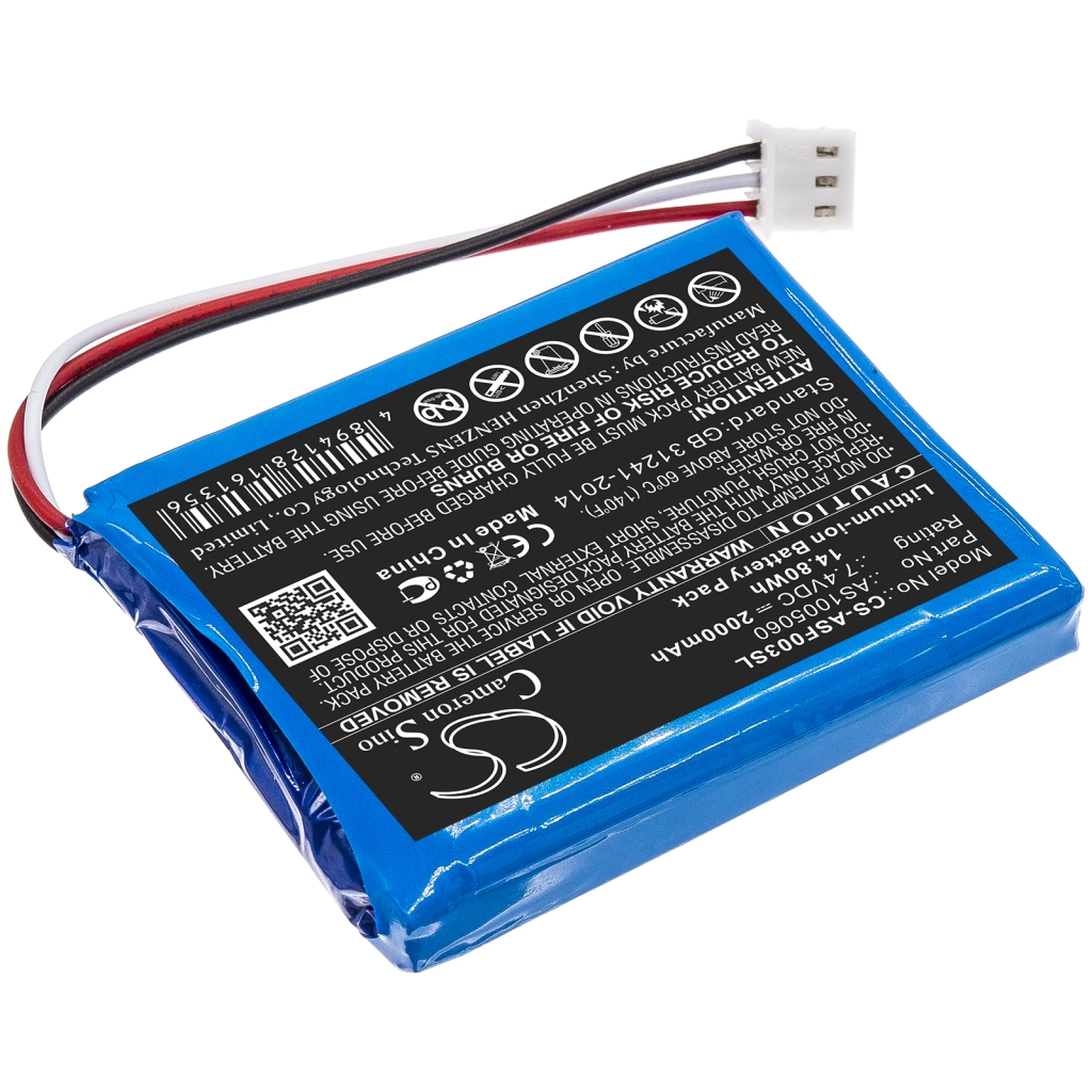 Compatible battery replacement for Alpsat AS1005060