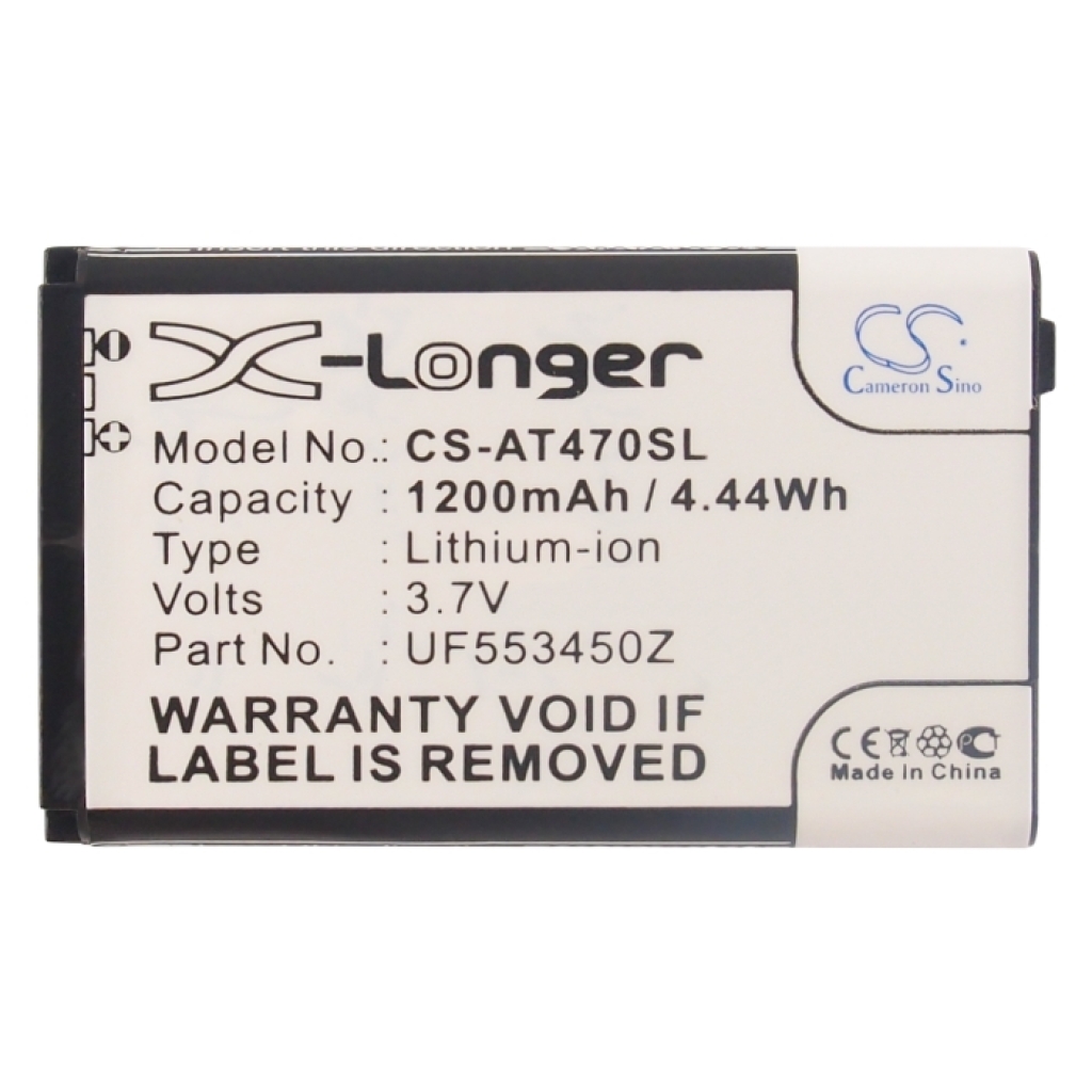 Compatible battery replacement for AIRIS UF553450Z