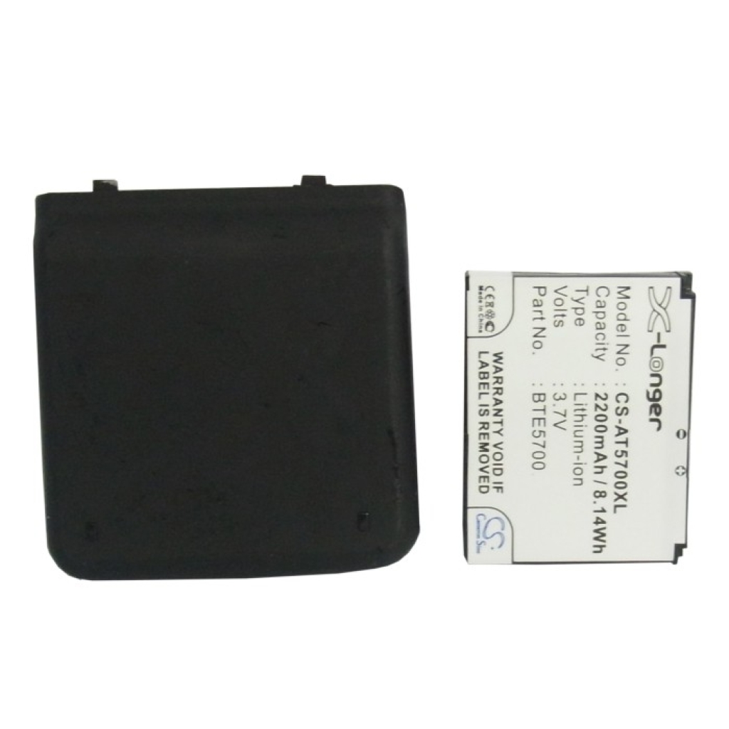 Compatible battery replacement for Audiovox BTE5700