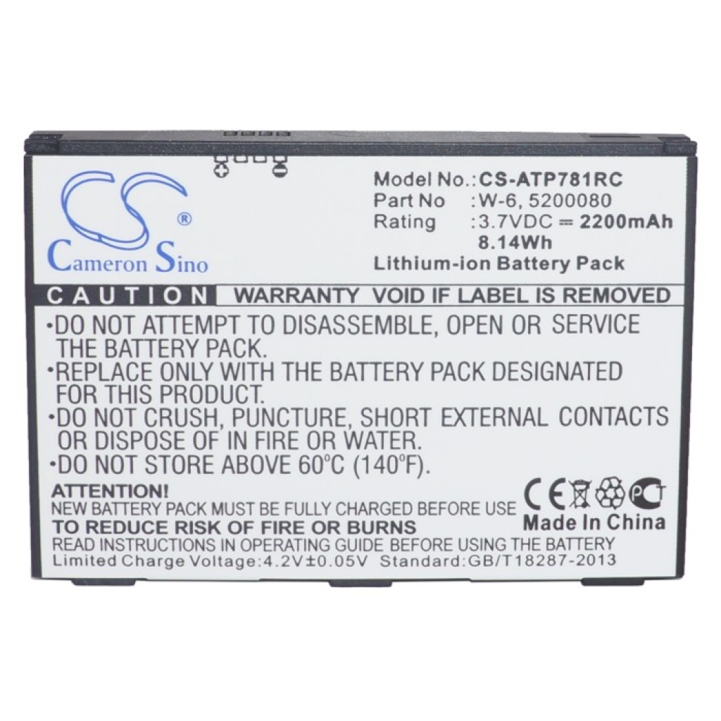 Compatible battery replacement for AT