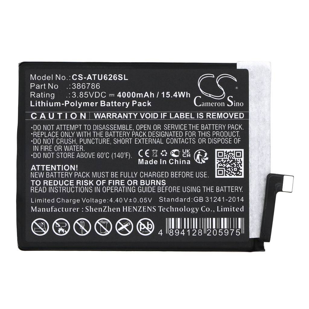 Remplacement de batterie compatible pour AT