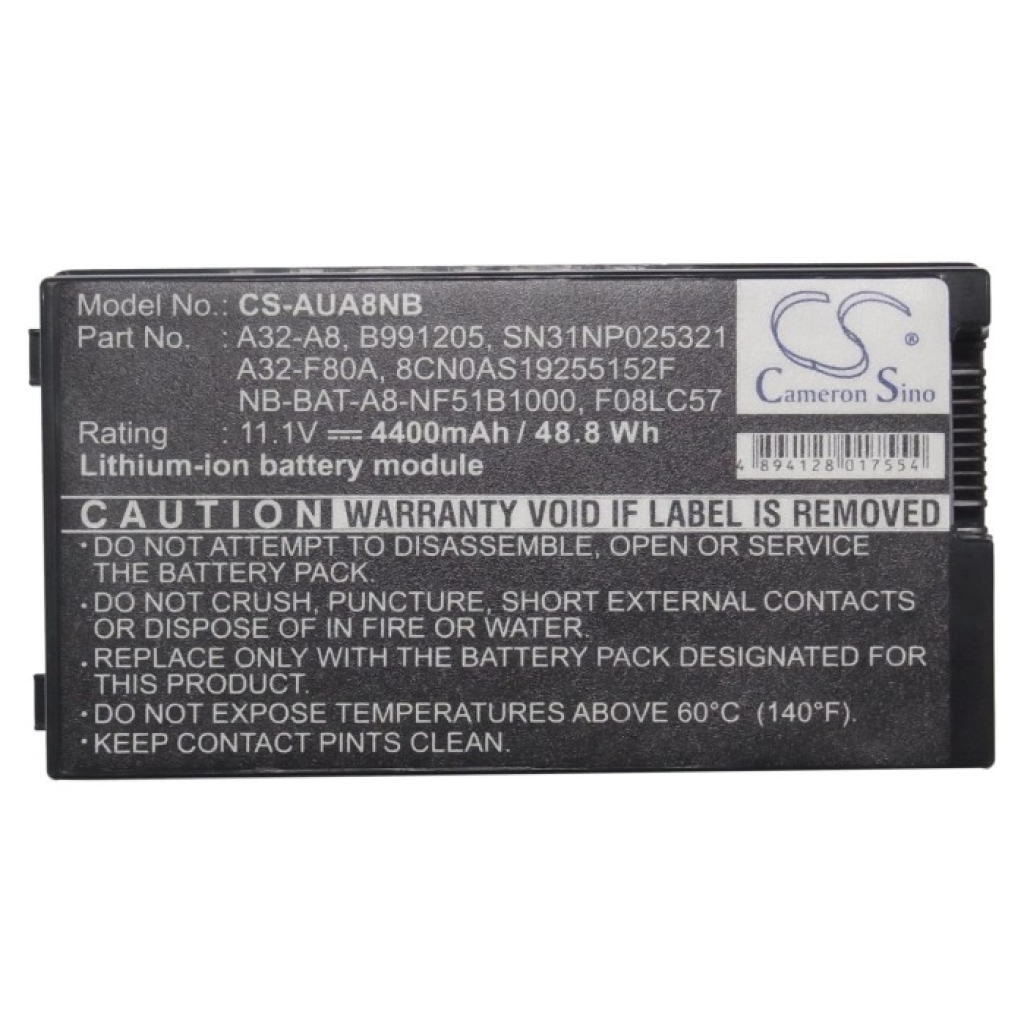 Batterie pour ordinateur portable Asus CS-AUA8NB