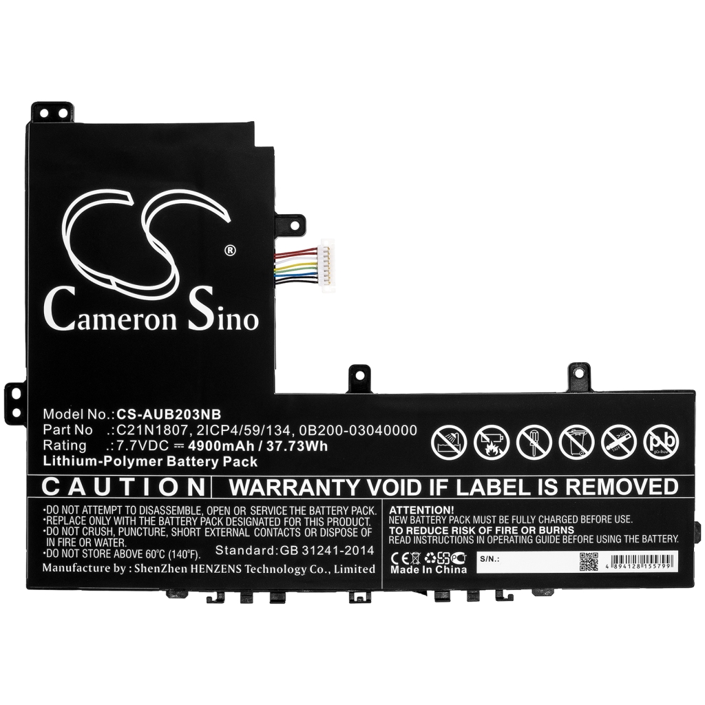 Battery Replaces C21N1807