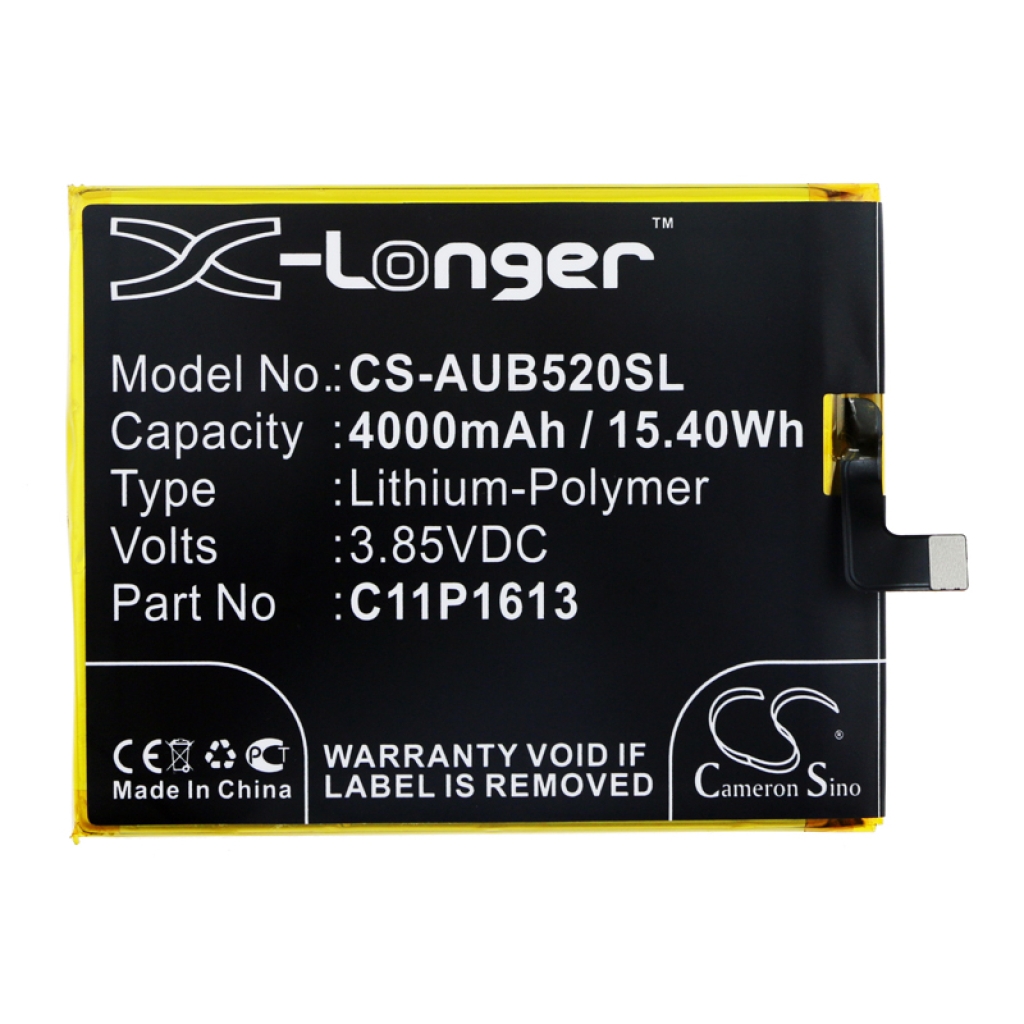 Compatible battery replacement for Asus C11P1613