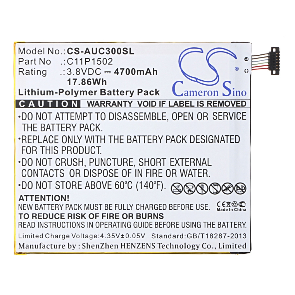 Batteries Remplace C11P1502 ( 1ICP3/108/118 )