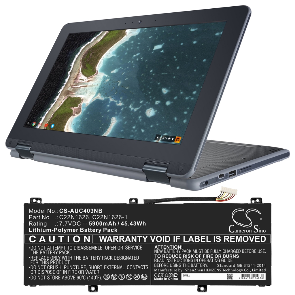 Notebook battery Asus Chromebook Flip C213SA