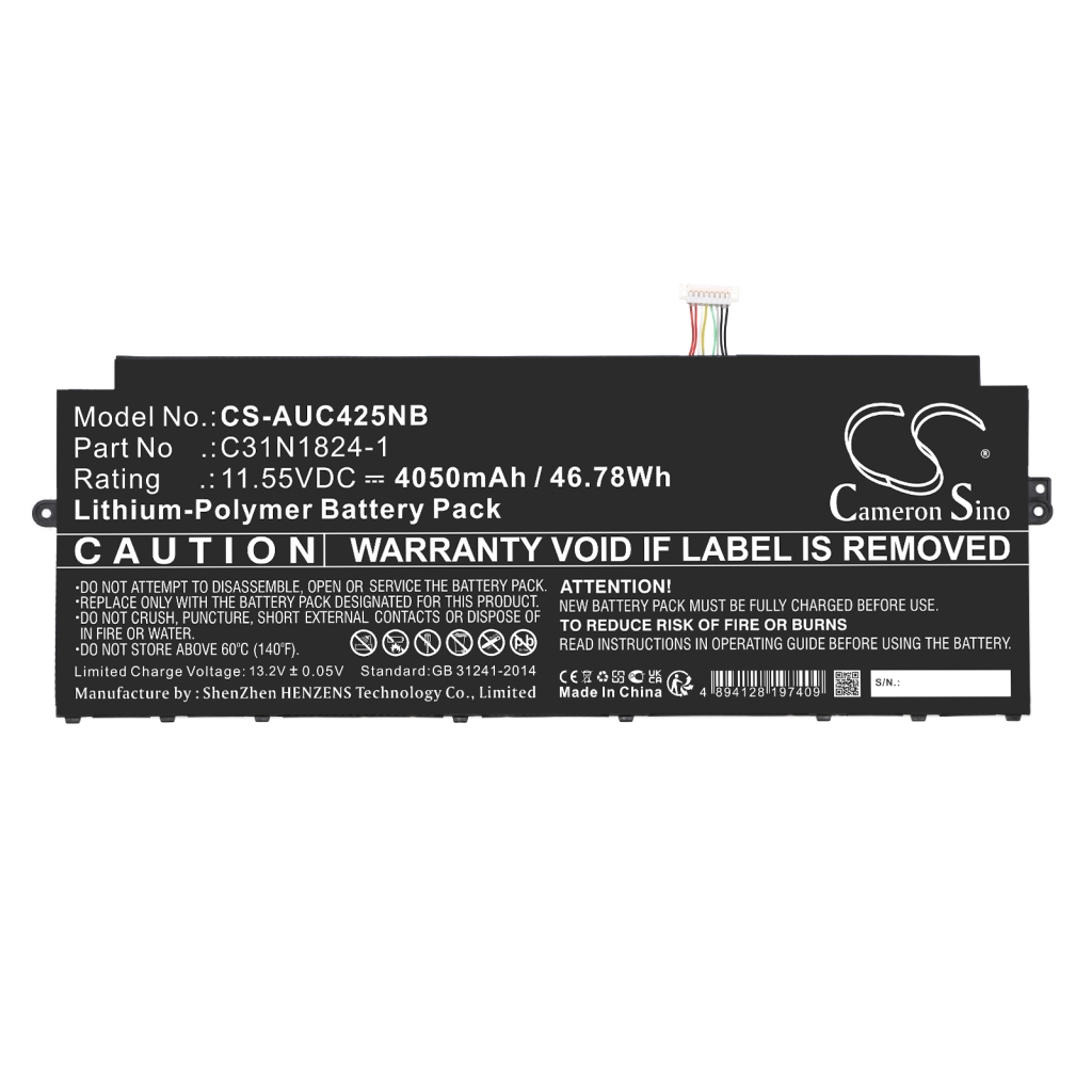 Batterie pour ordinateur portable Asus Chromebook Flip C434TA