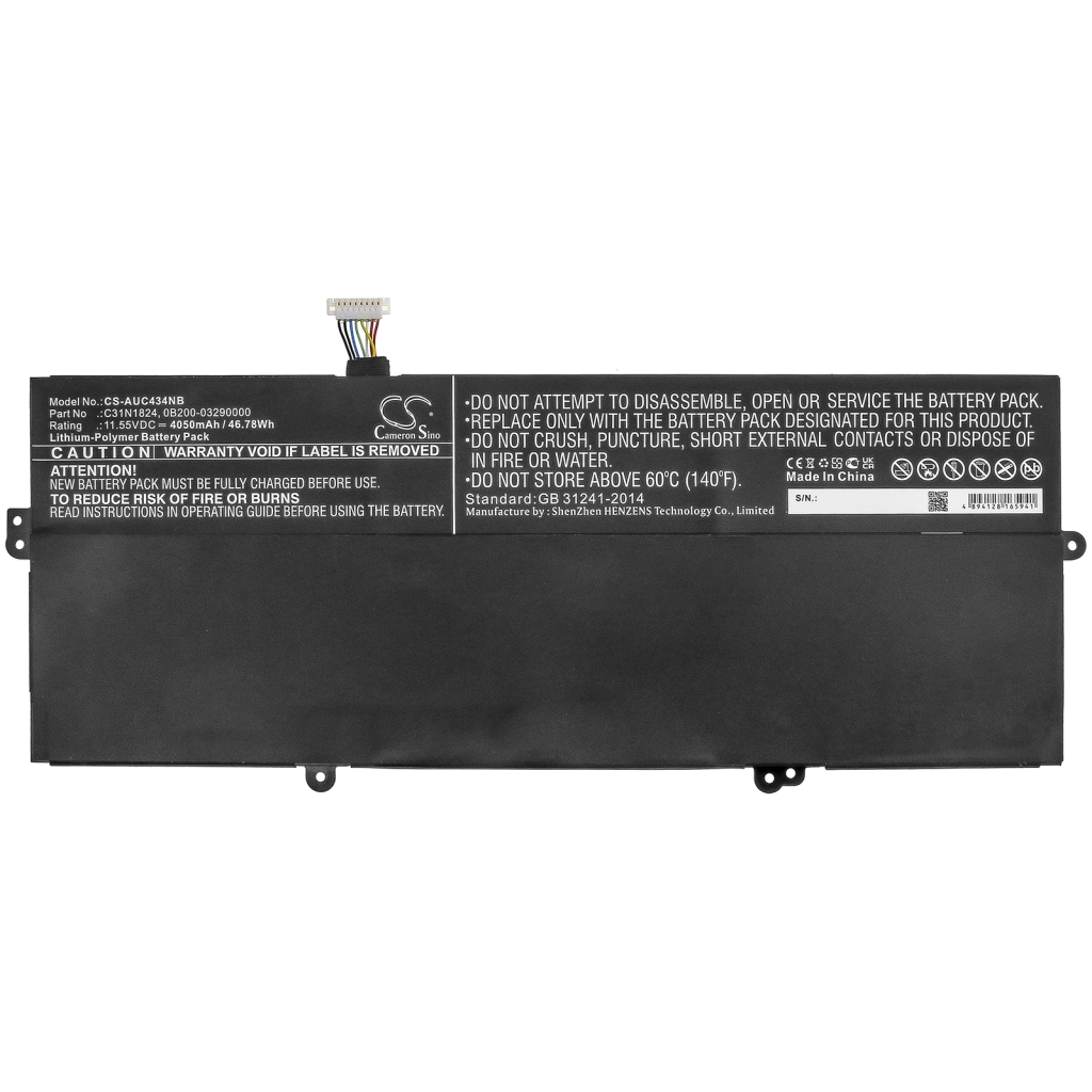 Battery Replaces C31N1824