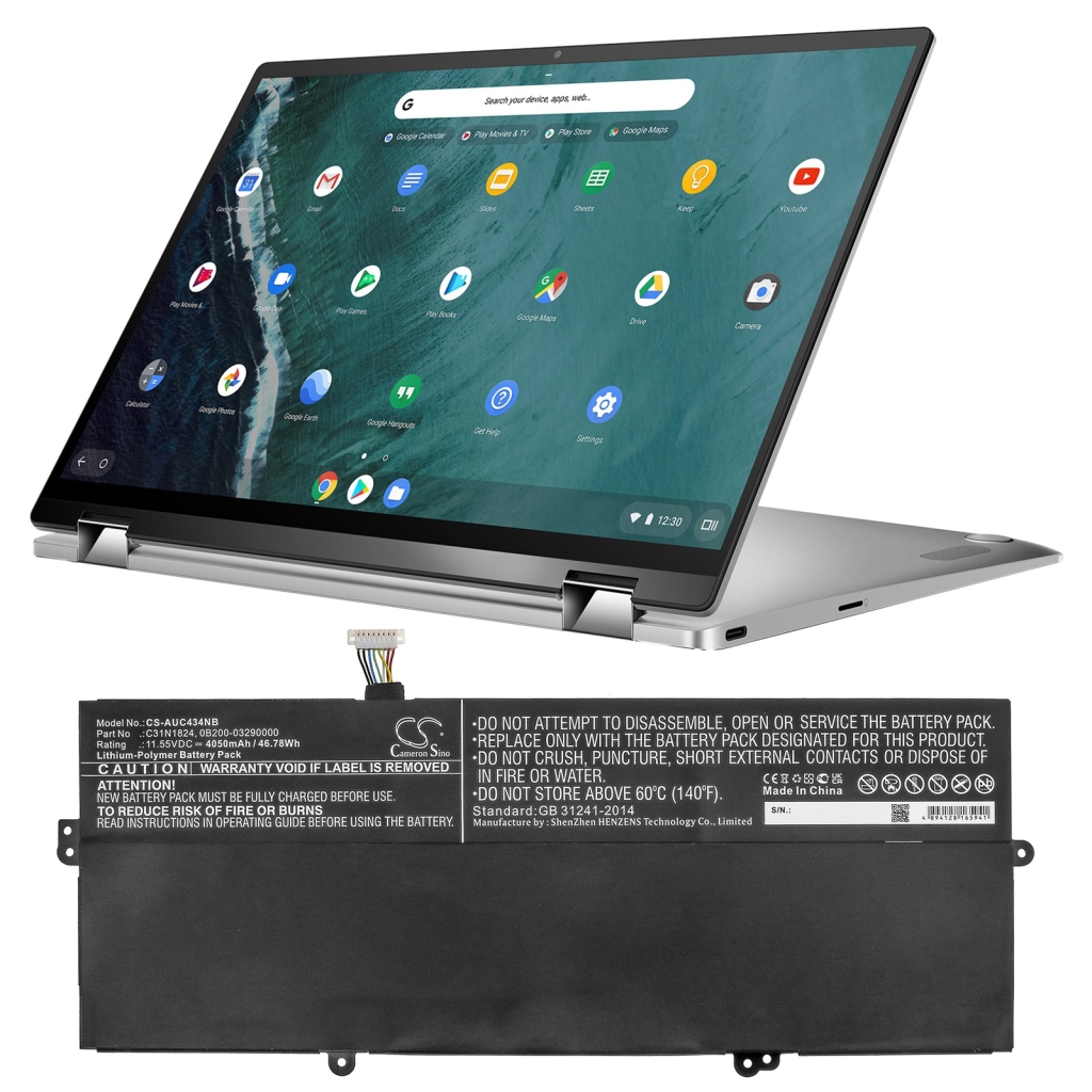 Notebook battery Asus Chromebook Flip C434TA