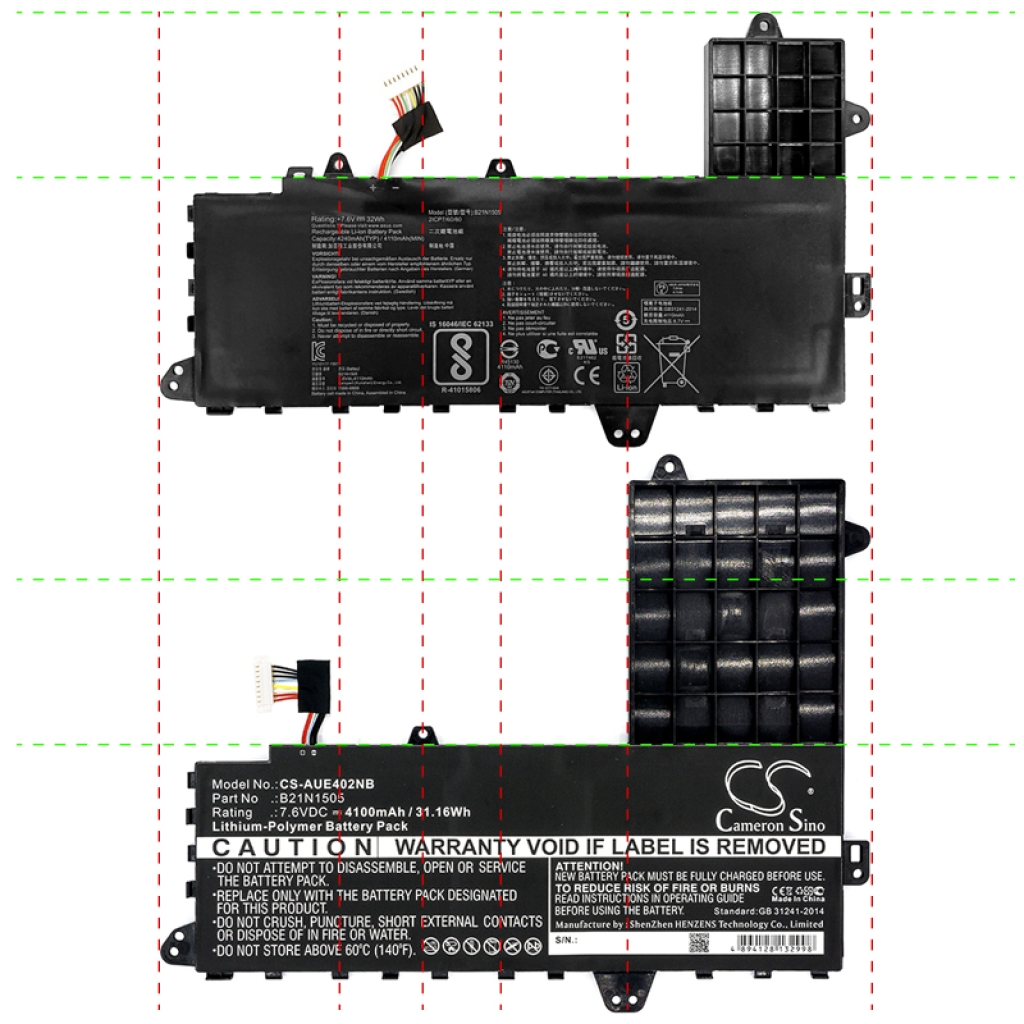 Batterie pour ordinateur portable Asus CS-AUE402NB