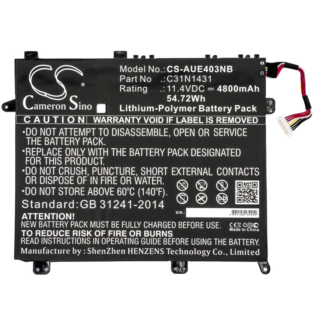 Battery Replaces C32N1431