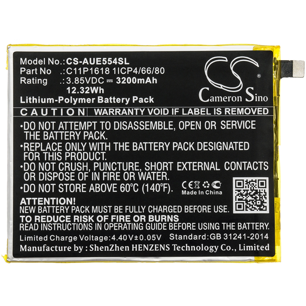 Batterie de téléphone portable Asus CS-AUE554SL