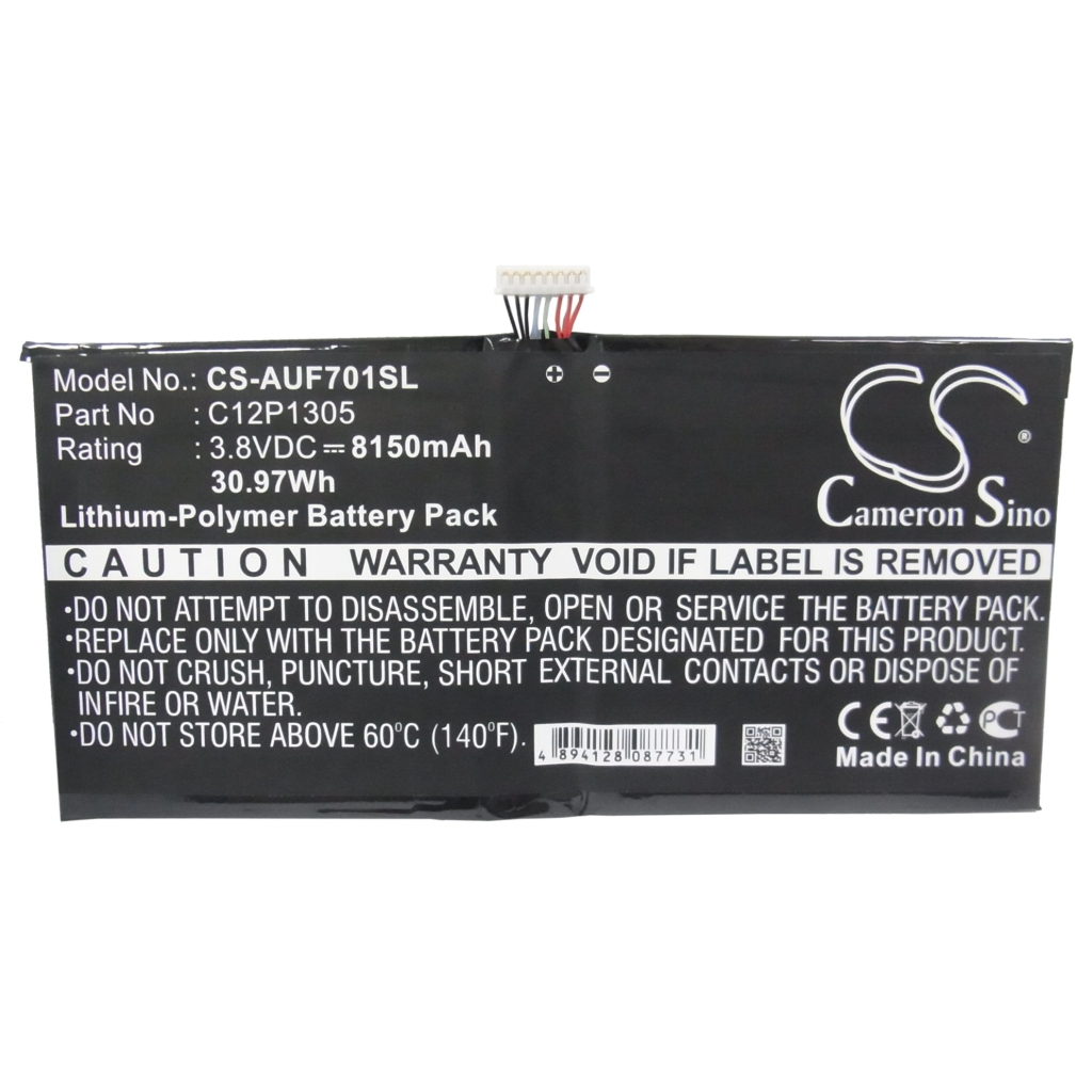 Compatible battery replacement for Asus C12P1305