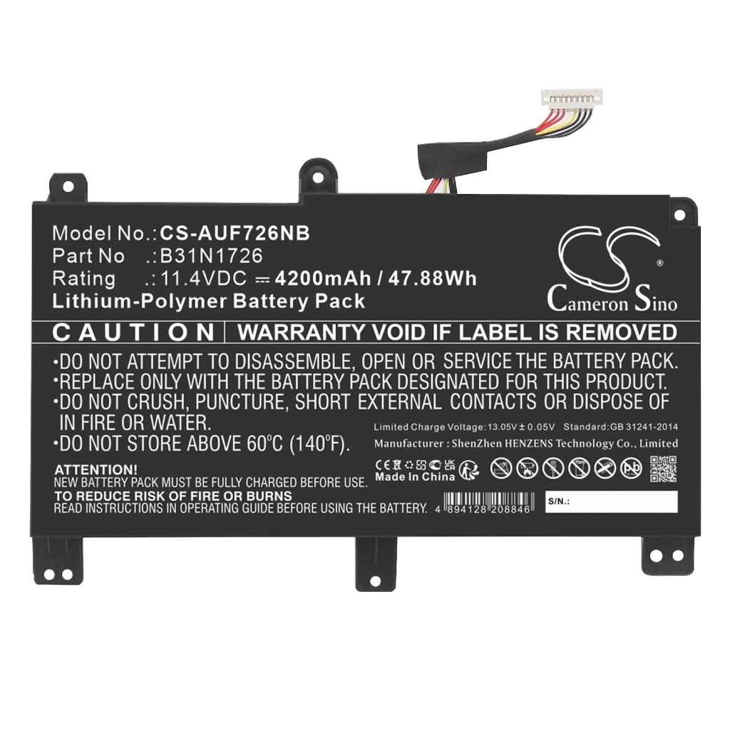 Batterie pour ordinateur portable Asus FX504GE-DM050