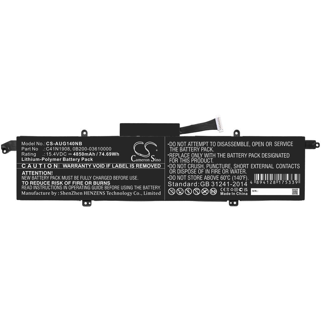 Batterie pour ordinateur portable Asus CS-AUG140NB