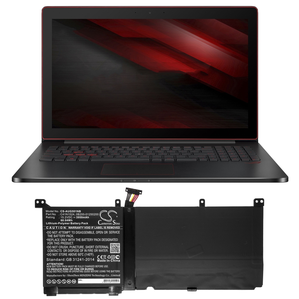 Batterie pour ordinateur portable Asus ROG G501VW