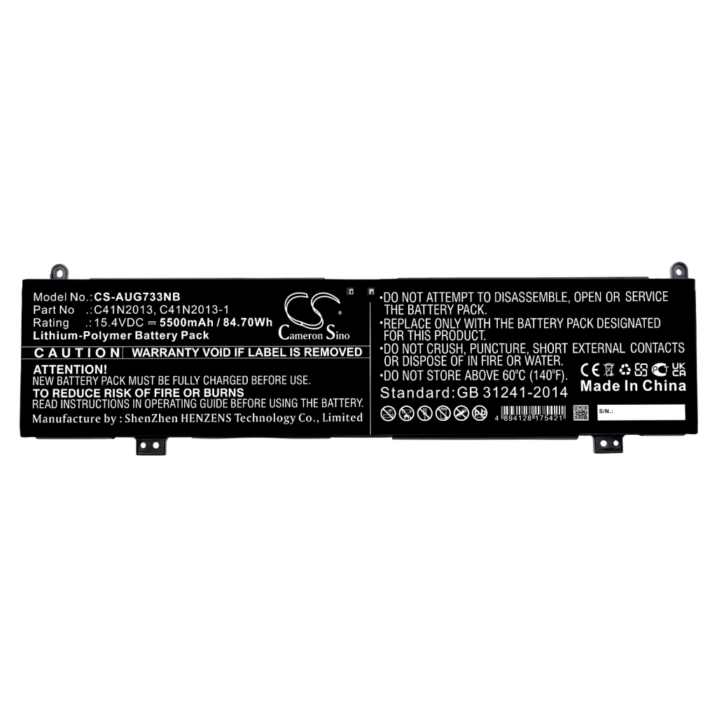 Batterie pour ordinateur portable Asus CS-AUG733NB