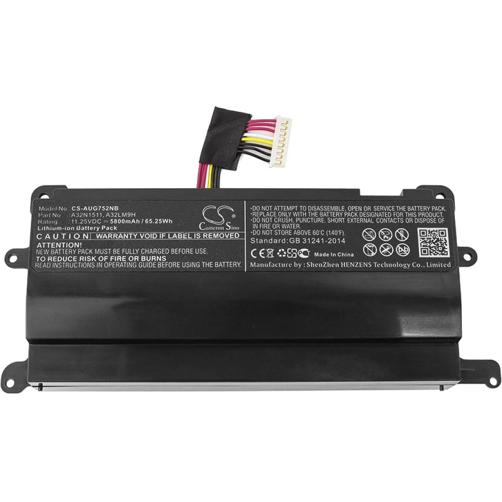 Notebook battery Asus CS-AUG752NB