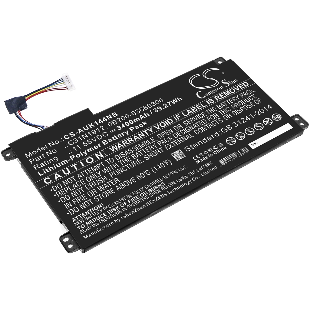 Batterie pour ordinateur portable Asus CS-AUK144NB