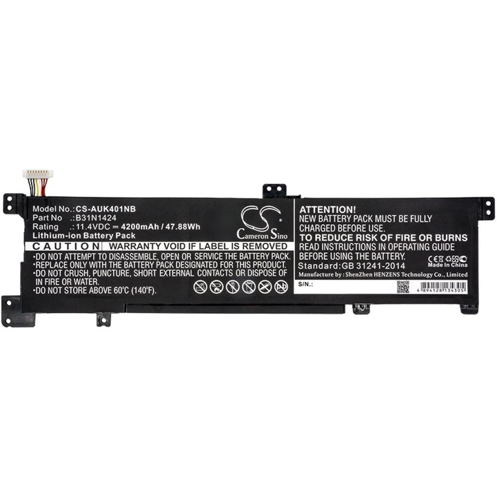 Batterie pour ordinateur portable Asus CS-AUK401NB