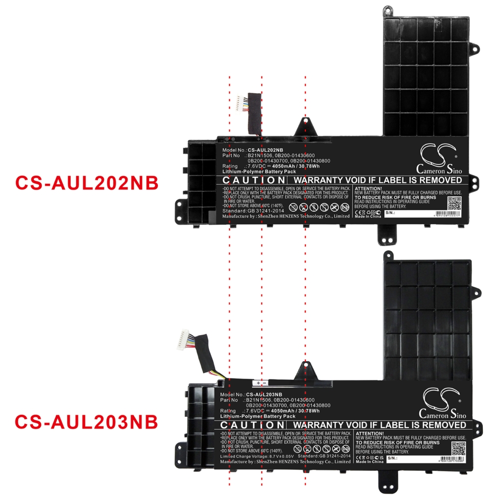 Batterie pour ordinateur portable Asus E502SA-DM110