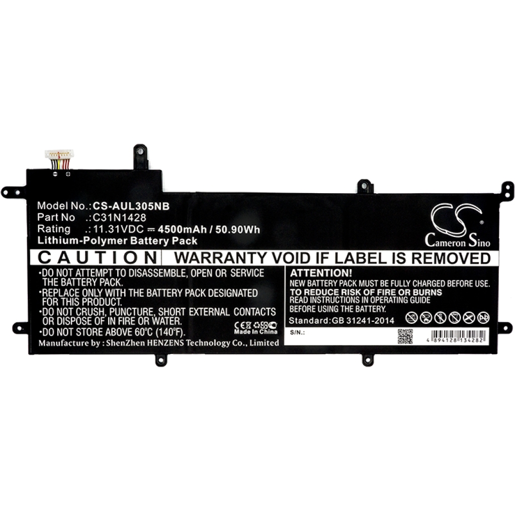 Battery Replaces C31N1428