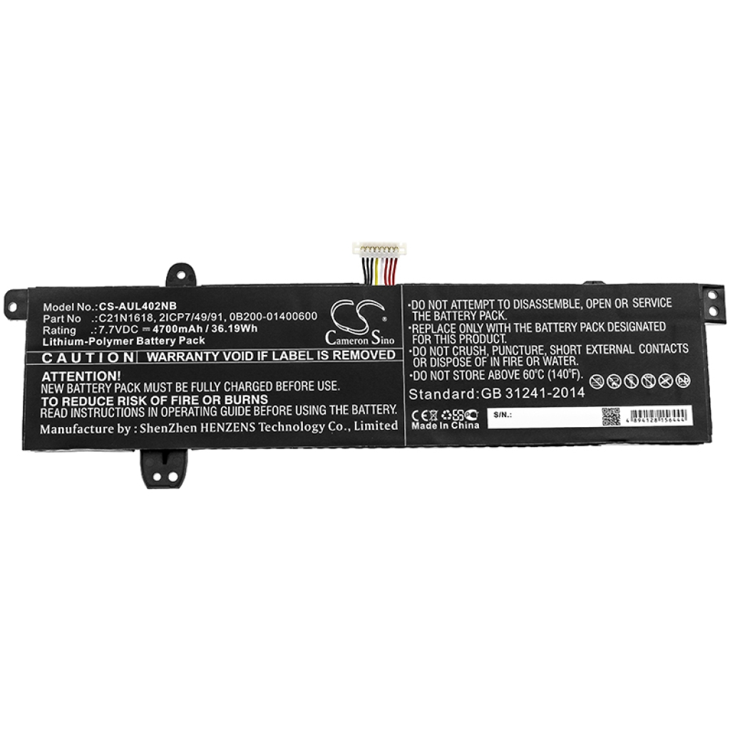 Batterie pour ordinateur portable Asus CS-AUL402NB