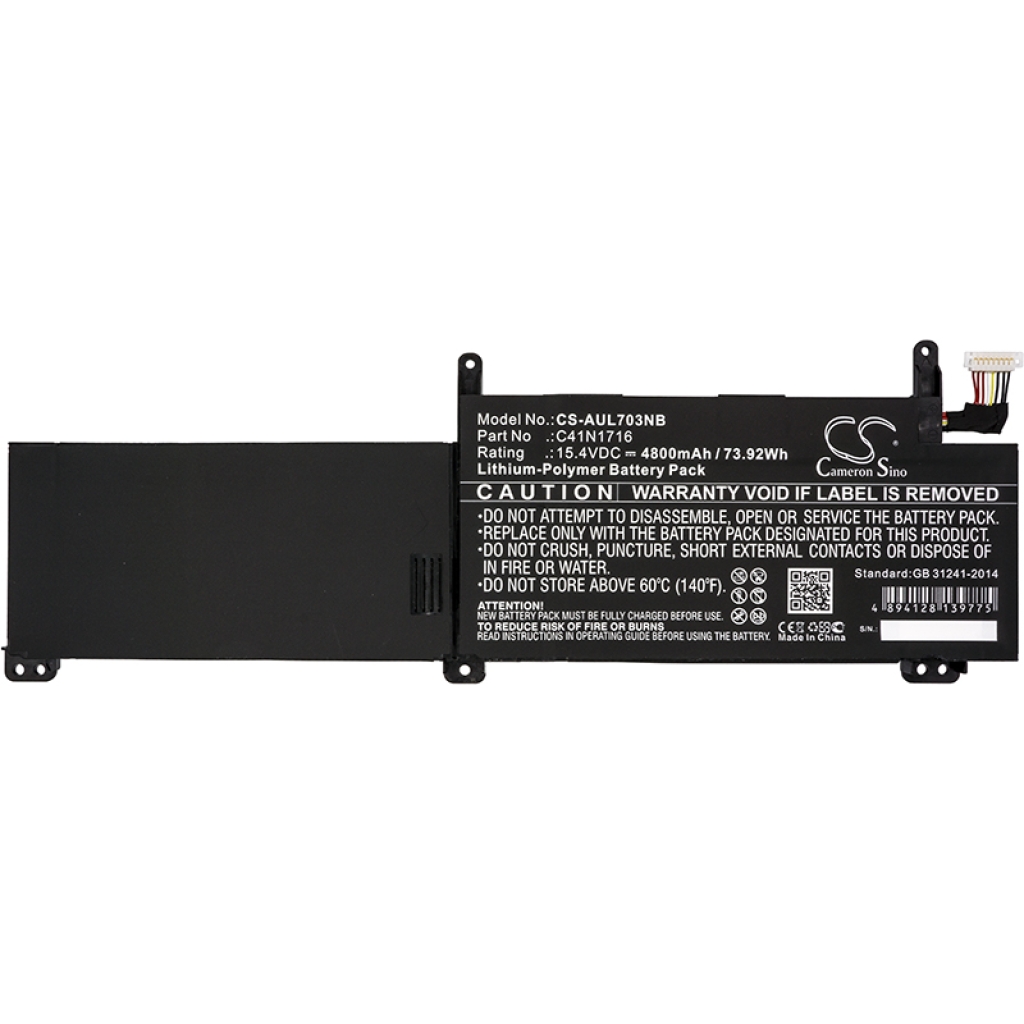 Battery Replaces C41N1716