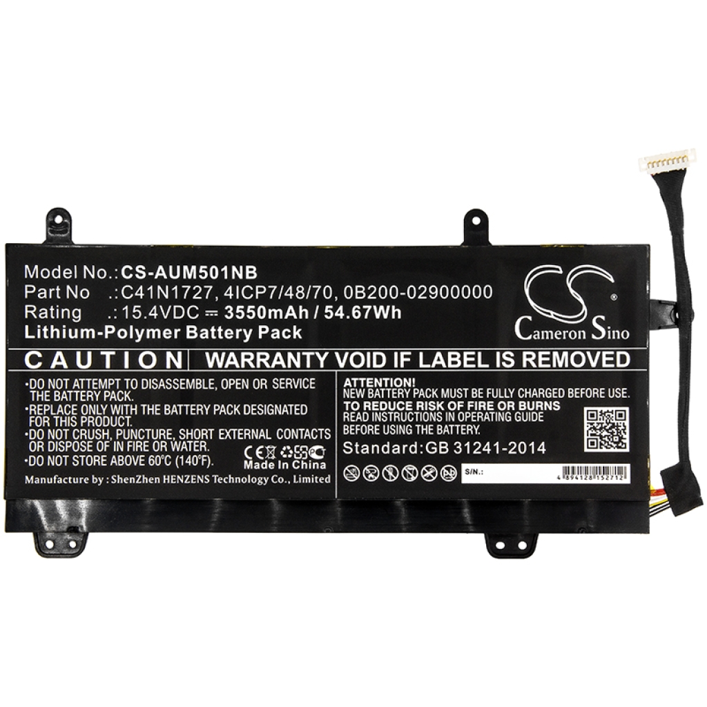 Batterie pour ordinateur portable Asus CS-AUM501NB