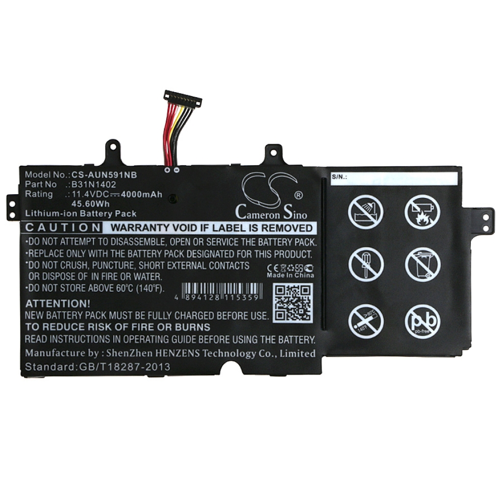 Batterie pour ordinateur portable Asus CS-AUN591NB