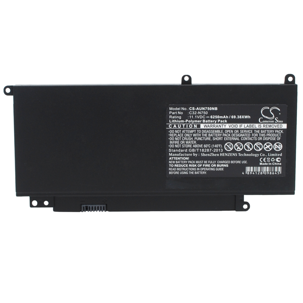 Batterie pour ordinateur portable Asus CS-AUN750NB