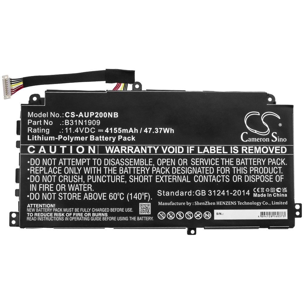 Battery Replaces B31N1909