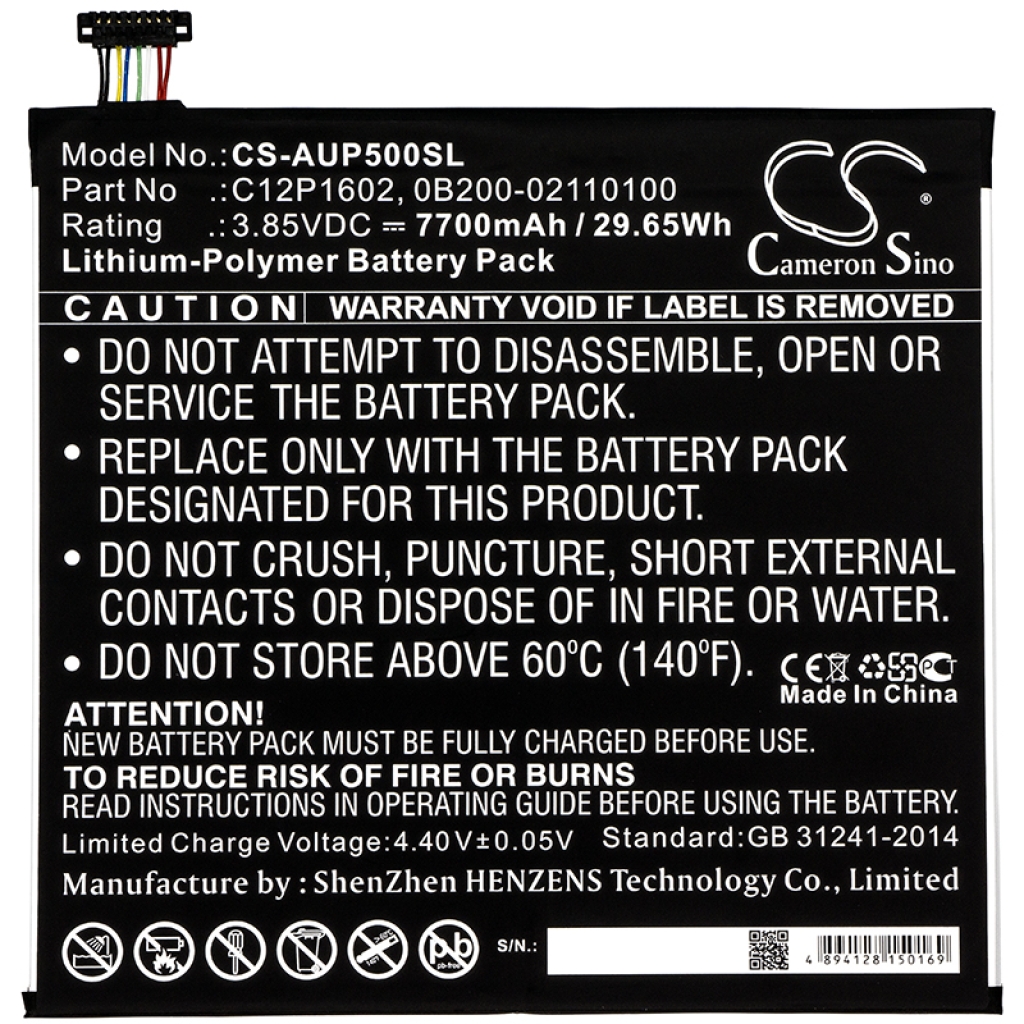 Tablette Batterie Asus CS-AUP500SL