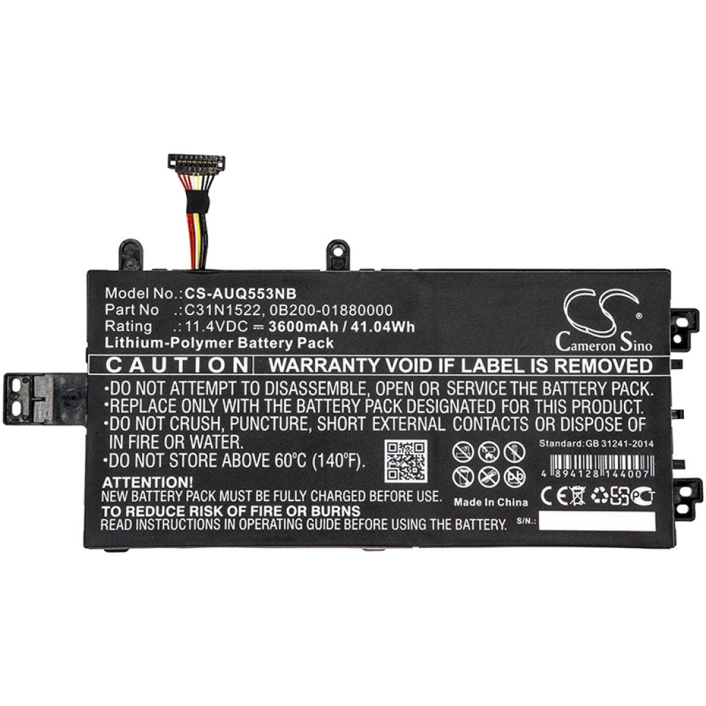 Batterie pour ordinateur portable Asus CS-AUQ553NB