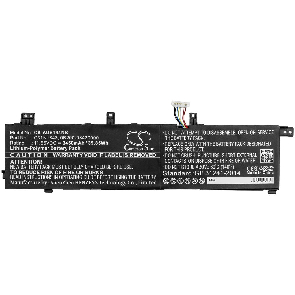 Batterie pour ordinateur portable Asus CS-AUS144NB