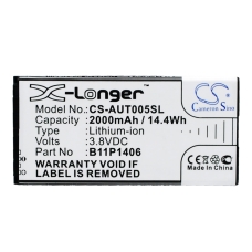 Compatible battery replacement for Asus 0B200-01110000,B11P1406